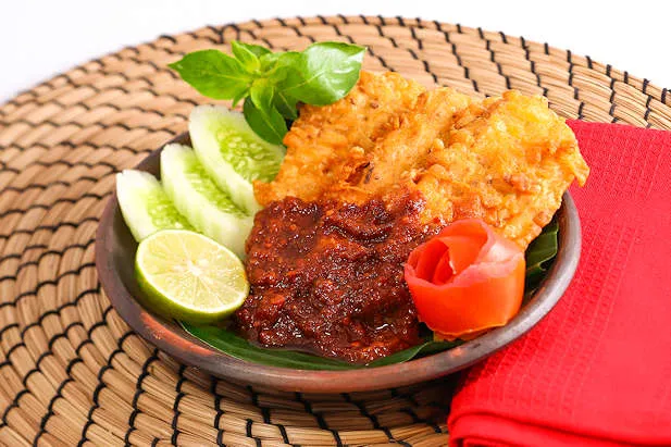 Nasi Tempe Penyet